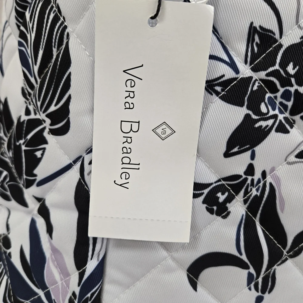 Vera Bradley Vera Tote Bag Twilight Garden - Picture 10 of 15